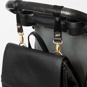 Freshly Picked Classic Ebony Stroller clips